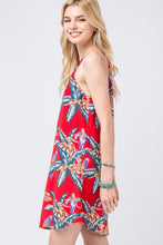 Red Tropical Dress