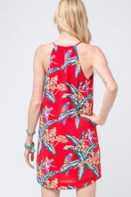 Red Tropical Dress