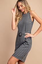 Black Plaid Dress