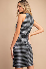 Black Plaid Dress