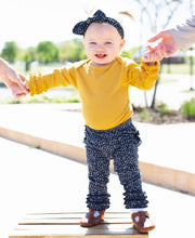 Navy Dots Headband