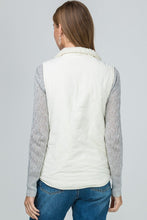 Cream Quilted Vest