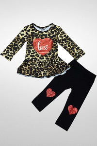 Leopard Pants Set