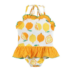 Lemon Ruffle Onesie
