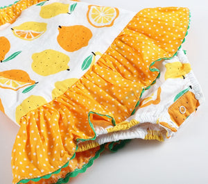 Lemon Ruffle Onesie
