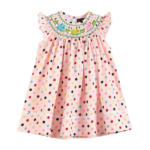 Pink Pom Bunny Dress