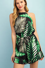 Black Tropical Jumpsuit