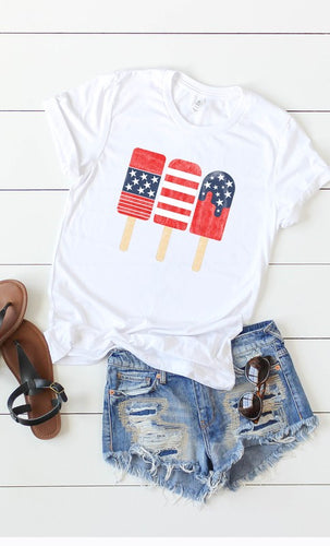 Patriotic Popsicles Tee
