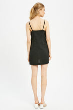 Black Tie Front Dress