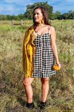 Black Plaid Dress