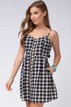Black Plaid Dress