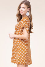 Mustard Checkered Wrap Dress