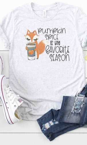 Pumpkin Spice Fox Tee