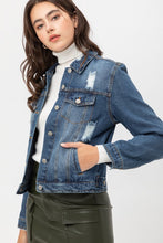 Distressed Denim Jacket