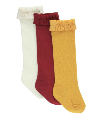 3 Pack High Knee Socks