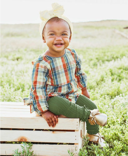 Miller Plaid Bubble Romper