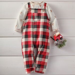 Buffalo Check Overall Set