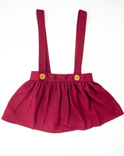 Merlot Suspender Skirt