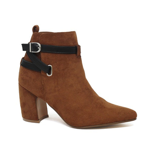 Rust Strap Booties