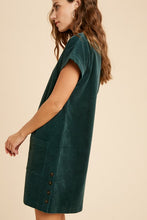 Hunter Green Corduroy Dress