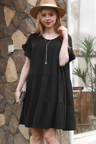 Black Babydoll Dress PL