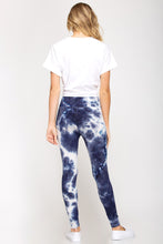 Navy Tie-Dye Leggings