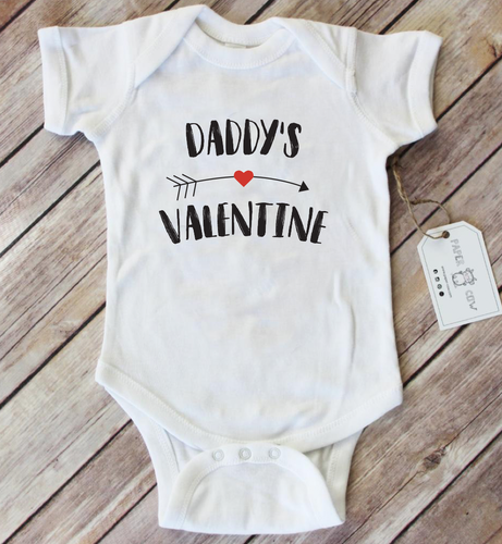 Daddy's Valentine Onesie