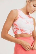 Peach Tie Dye Racerback Bra