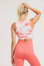 Peach Tie Dye Racerback Bra