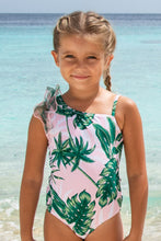 Pink Palm Tutu Swimsuit