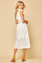 Ivory One Shoulder Midi Dress