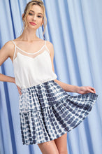 Navy Tie Dye Skirt