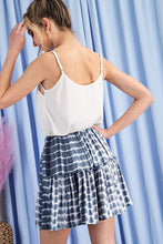Navy Tie Dye Skirt