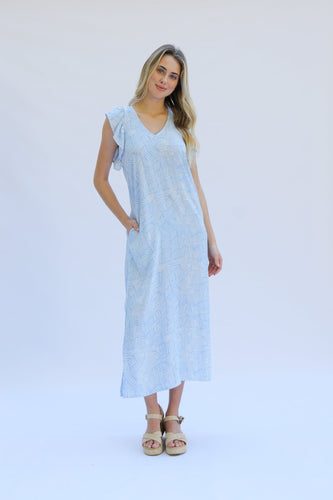 Blue Wild & Free Dress