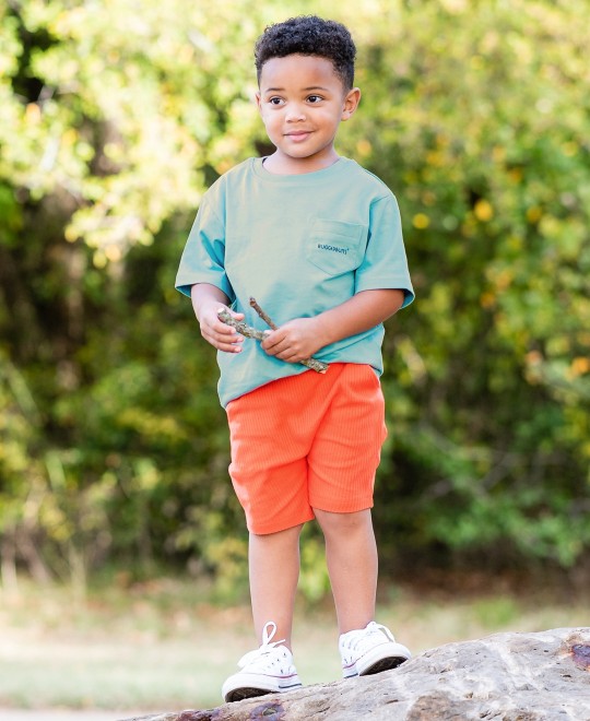 Sunset Ribbed Jogger Shorts