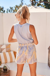 Yellow Tropical Shorts