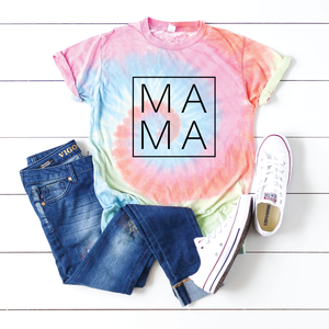 Tie Dye Mama Tee