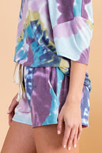 Purple Tie Dye Shorts