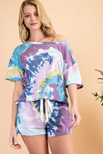 Purple Tie Dye Top