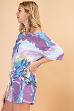 Purple Tie Dye Top