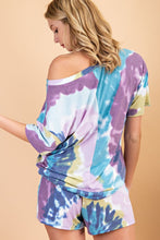 Purple Tie Dye Top