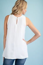 Ivory Criss Cross Halter Top