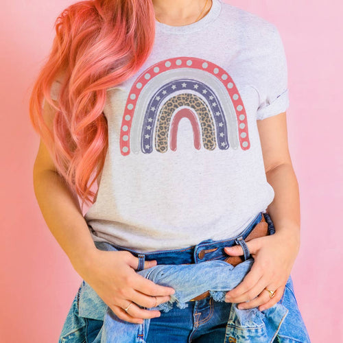 USA Rainbow Tee