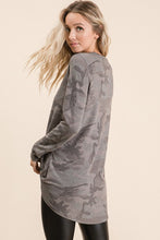 Charcoal Camo Top