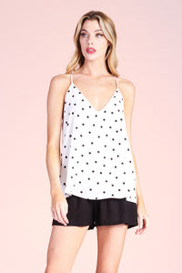 Ivory Polka Dot Cami