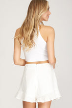Ivory Jacquard Shorts