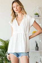Ivory Babydoll Top