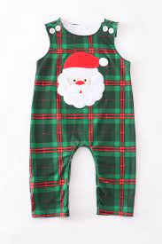 Green Plaid Santa Jumper