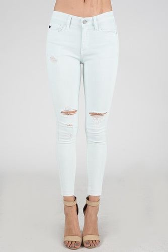 KanCan Mint Distressed Jeans