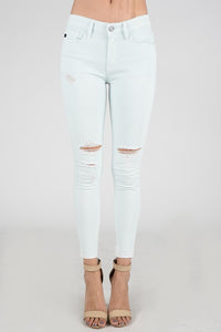 KanCan Mint Distressed Jeans